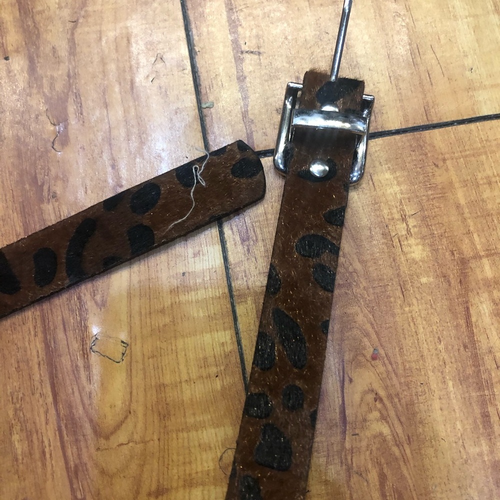 Cheetah Fannypack vegan leather